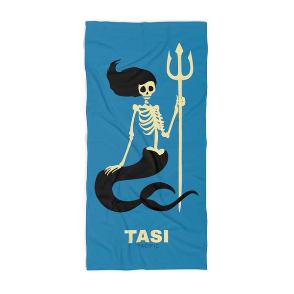 Sirena with Trident Beach Towel